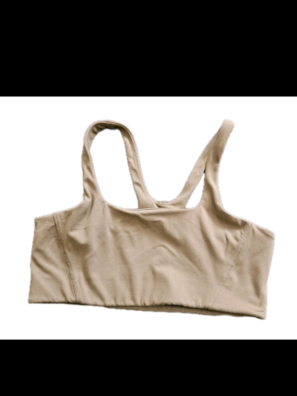 FP Movement Never Better Square Neck Bra - Tan / Medium